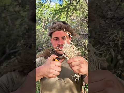 How the tribals taught this man how to light a fire?😲 #shortvideo