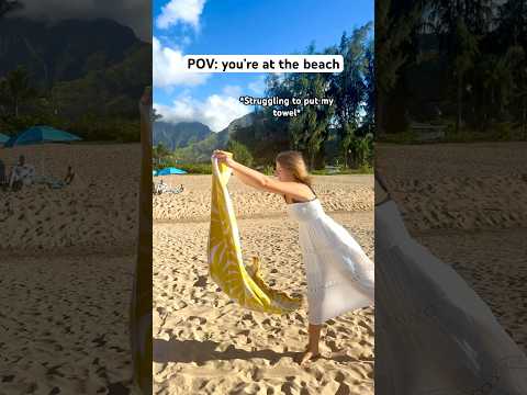 Struggles at the beach😂 #fypシ゚ #goviral #relatable #trend #viral #shortfeed #shorts #tiktok