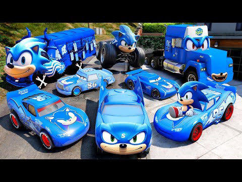 GTA 5 - Stealing SUPER SONIC CARS with Franklin! (GTA V Real Life Cars #294)