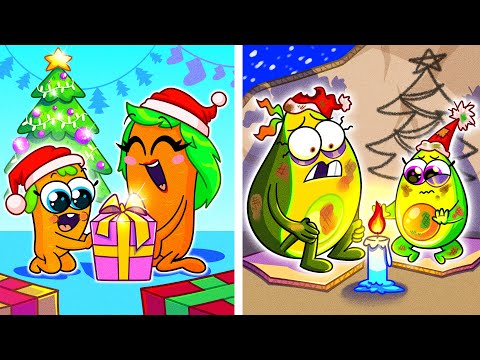 🌲 Rich vs Broke-Merry Christmas Specials Stories | Avocado Couple Love