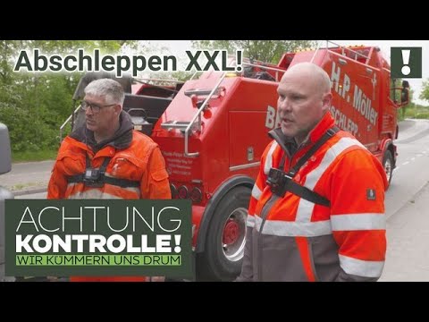 "Die Männer für die schweren Fälle!" 18-TONNER braucht XXL-Abschleppwagen! | Achtung Kontrolle