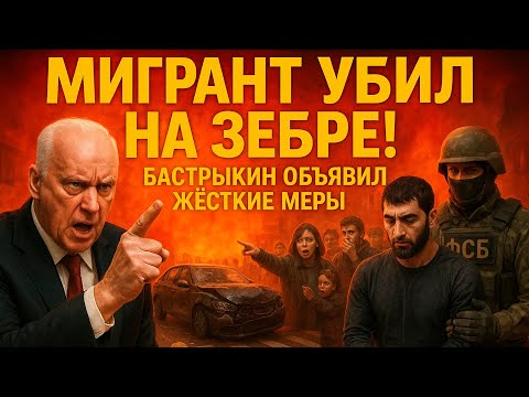 ШОК! Мигрант насмерть сбил мать с ребёнком — Бастрыкин рвёт систему, Путин поддержал!