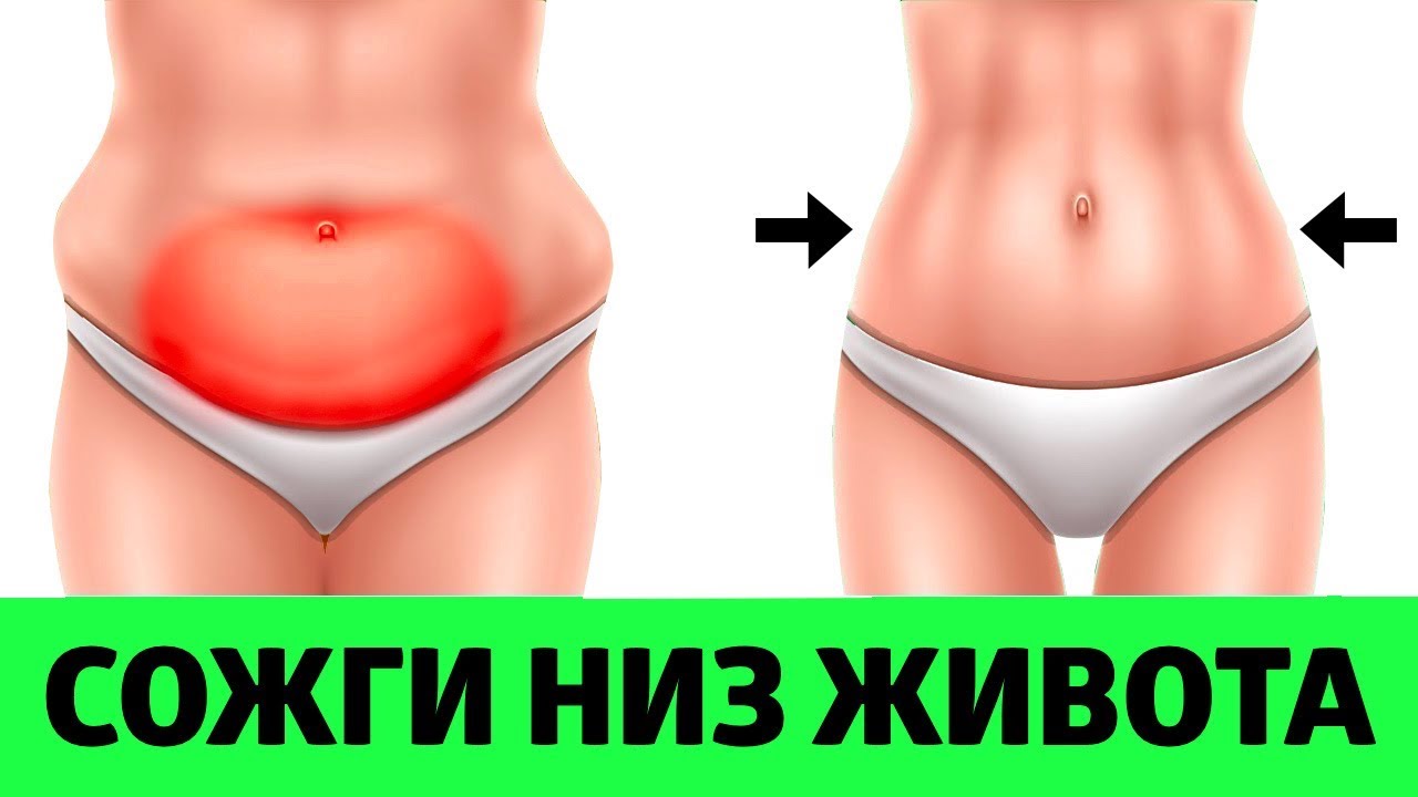 Как быстро убрать низ живота дома i готовимся к лету