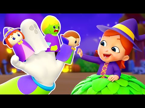 Halloween Finger Family, Spooky Rhymes and Cartoon Videos for Kids