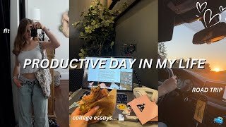 PRODUCTIVE DAY IN MY LIFE // college preparation season... | Ella Katherine
