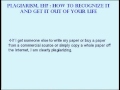 Understanding Plagiarism and Citation