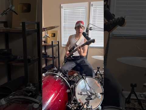 Is this a bad joke? 🤔 #memes #feverdream #drums #guitar #onemanband #creep