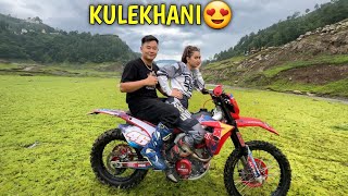 RAJKUMAR SANGA JHANDAI DIRTBIKE MA CRASH BHO😱 / KULEKHANI / @rajkumarthapamagar32
