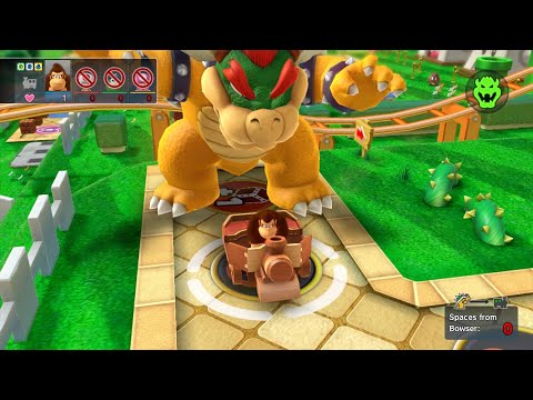 Mario Party 10 Bowser Party #1011 Donkey Kong, Toad, Spike, Toadette Mushroom Park Master Difficulty