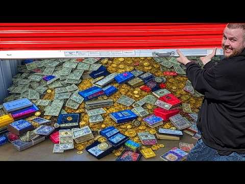 I Gambled on a Storage Unit FULL Of CASH At The Door!
