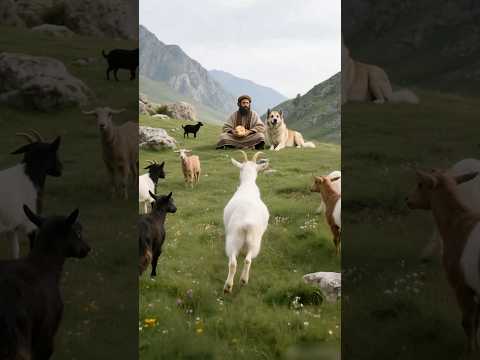 Animal warning to humans | baby goat rescue 🐐 #animals #rescue #wildlife #goat