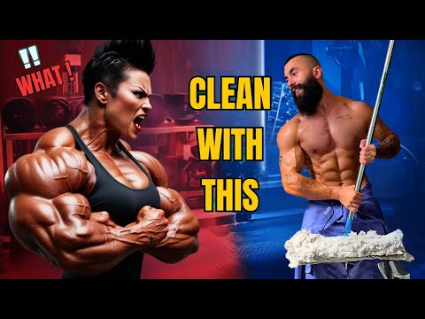 ELITE Powerlifter ANATOLY Use 32kg Mop | Cleaner ANATOLY Shocks GIRLS in a GYM #1