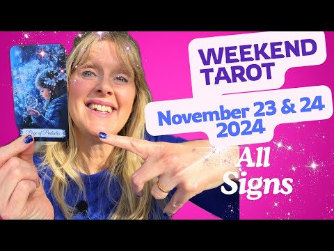 Weekend Tarot November 23 & 24, 2024 "You are the CEO of your own life and the time is NOW!"