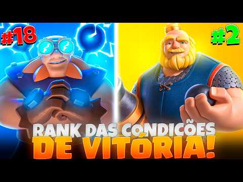 Ranqueando TODAS 23 Condições de Vitória da PIOR para MELHOR