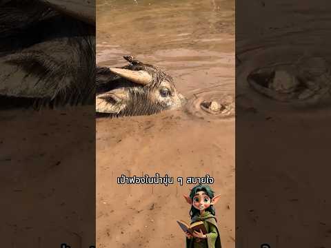 ควายเด็กสายแสบ! "Toffee" ไม่ไถนา แต่ไล่หมาแทน 😂🐃 | ควายน่ารักประจำทุ่ง