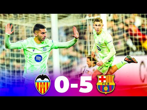 😳 Ferran Torres???  Ouvrons le débat...Valence vs Barça (0-5) - Le debrief / Resumé