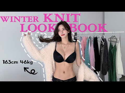 얼어죽어도⛄ 포기못하는 니트🔥코디 룩북|초겨울룩북|출근룩|학생룩|여친룩|데이트룩