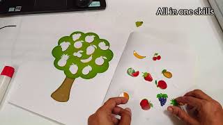 بچوں کے لیے Interactive Fruit Tree Book کیسے بنائیں؟ | DIY Craft Tutorial | تعلیم اور تفریح
