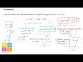 Transformations of Parabolas