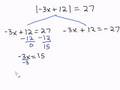 Solving Absolute Value Equations