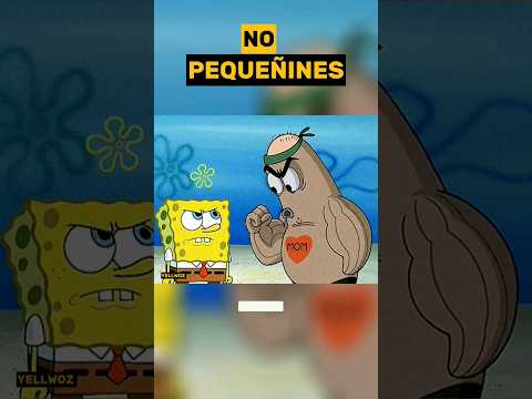 BOB ESPONJA QUIERE ENTRAR A LA ESCUPIDERA DE SALTY#shorts