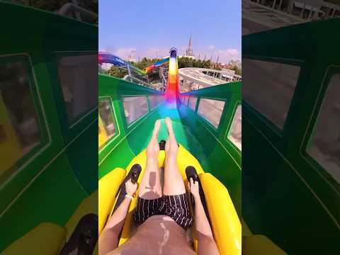 Ever seen something like this? 🎥💦 We captured this unique slide with our @insta360 X3 camera🙏