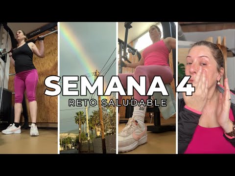 💪🏻Semana 4 RETO SALUDABLE 🥗 nuevos ejercicios 🏃🏻 RUTINA de MAÑANA 🧴