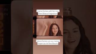 Selena Gomez with her new fragrances #selenagomez #perfume