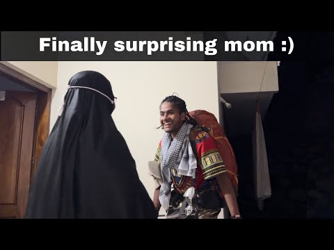 15 മാസങ്ങൾക്ക് ശേഷം വീട്ടിലെത്തി | Surprise visit to home after 15 month journey