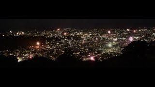 Honolulu, Firework, 12:00 am, 01/01/2021, Palolo, Diamond Head, Waikiki Happy New Year 2021!!!