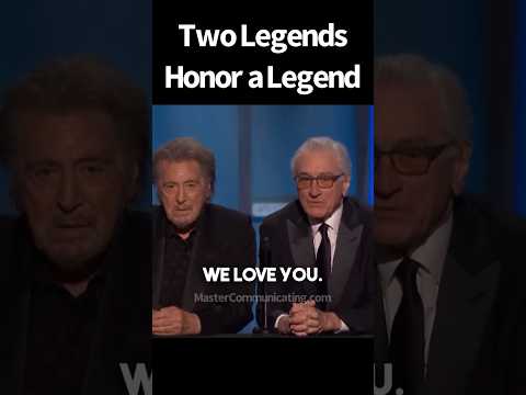 Robert De Niro and Al Pacino Thank Francis Ford Coppola #MasterCommunicating.com