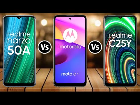 (ENGLISH) Realme Narzo 50A Vs Motorola Moto E40 Vs Realme C25Y