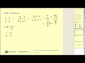 Adding and Subtracting Fractions