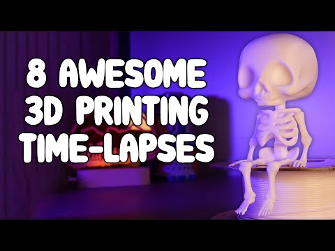 8 Cool 3D Printing Time Lapses on The ELEGOO Neptune 4 plus 3d printer