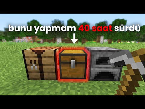 Minecraft'ın En Zor Modunda 40 Saat Geçirdim...