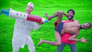 Top Comedy Video Amazing Funny Video 2025Try To Not Laugh Injection Wala Doctor Comedy Video Ep 454
