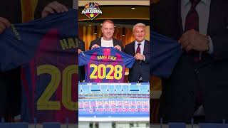 🚨Hansi Flick RENUEVA hasta 2028💙❤️🤩 #barcelona #hansiflick