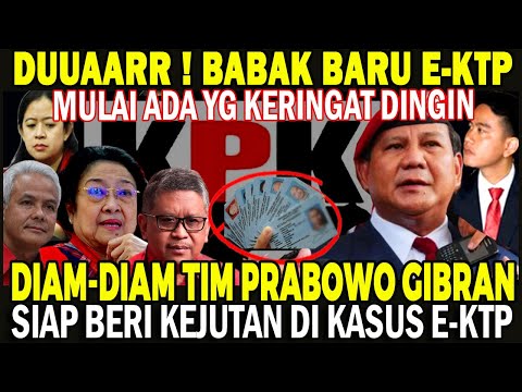 GEGER ! DIAM-DIAM TIM PRABOWO-GIBRAN SIAP BERI KEJUTAN KASUS E-KTP ! KERINGET DINGIN NGGA TUH !