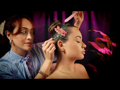 ASMR Slick Back Bun Hairstyle | Gel, Brushing Sounds, Perfectionist Styling & Soft-Spoken Triggers