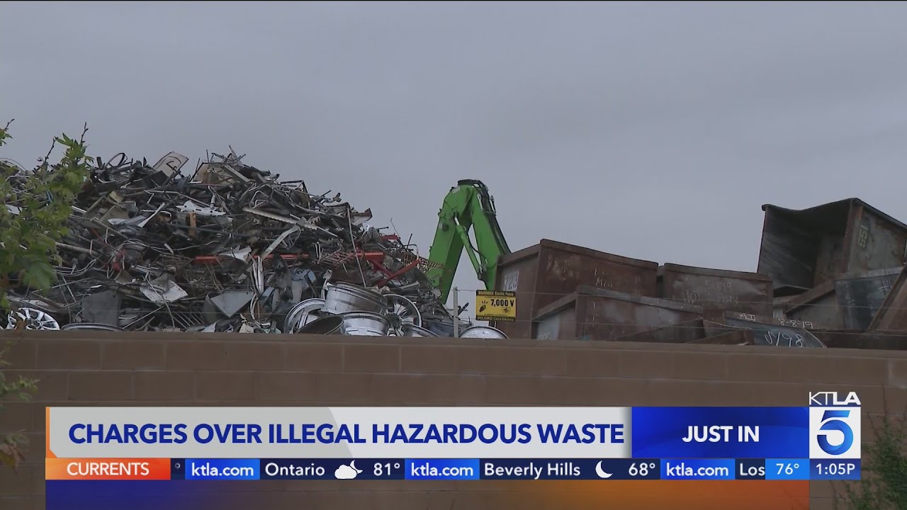 Charges Announced Against South L.A. Metal Recycling Facility Over Illegal Hazardous Waste