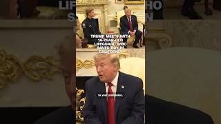 Trump meets with 16-year-old lifeguard who saved boy in California