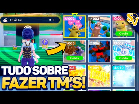 Como FAZER TM e CONSEGUIR MAIS TM’s EXPLICADO no Pokémon Scarlet & Violet