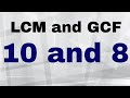 Prime Factors and GCF/LCM Concepts