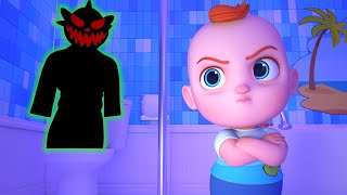 Monster In The Toilet Song 🚽 | Funny Kids Songs | Kids Songs & Nursery Rhymes by GoBooBoo