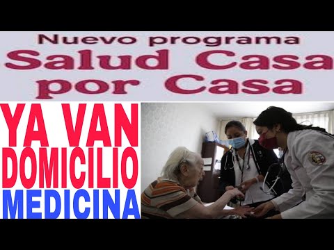 INICIAN VISITAS DOMICILIARIAS CASA POR CASA MEDICINA CHEQUEOS ADULTOS MAYORES Y DISCAPACIDAD  AVISO