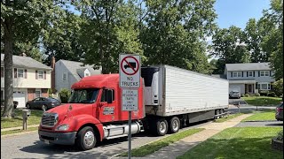 TRYING TO AVOID NO-TRUCK-ROUTES ON THE EAST COAST!