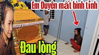 Đau lòng ngày đầu đám t.ang em Tèo em Duyên mất bình tỉnh thơ thẩn bên Q.ua.n T.à.i Em Tèo.