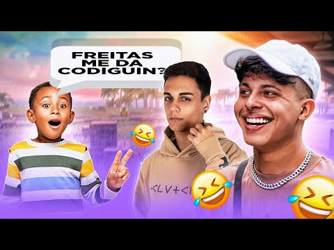 FINGI SER O FREITAS COM VERIFICADO E BANER ANGELICAL NO SQUAD ALEATÓRIO!! FREE FIRE