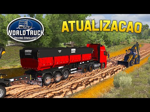 Atualização do World Truck Driving Simulator - Balsa, Transamazônica e Novo Caminhão