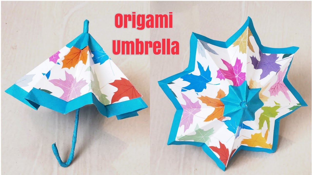 Download Thumbnail For How To Make A Mini Umbrella With Paper